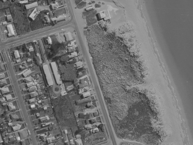 381 Marine Parade from the air, 1970-1974