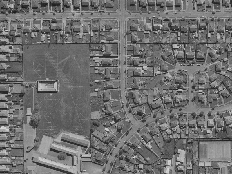7C Holland Street from the air, 1970-1974