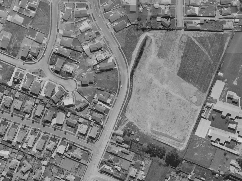 51 Nortons Road from the air, 1970-1974