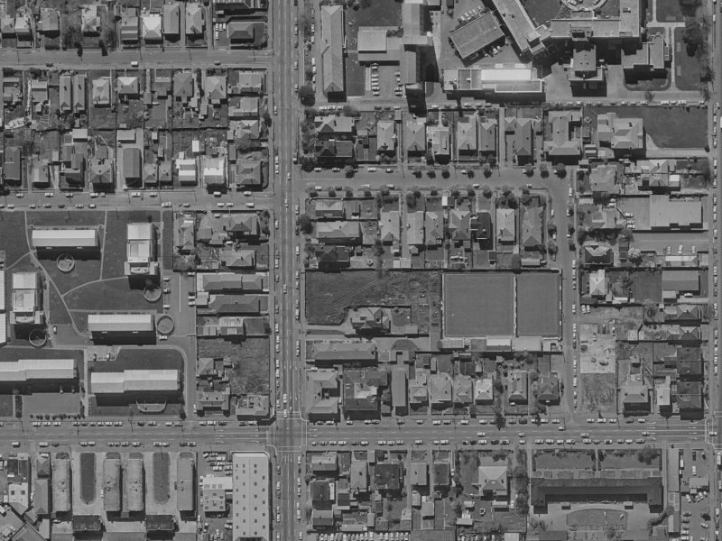 368A Durham Street North from the air, 1970-1974