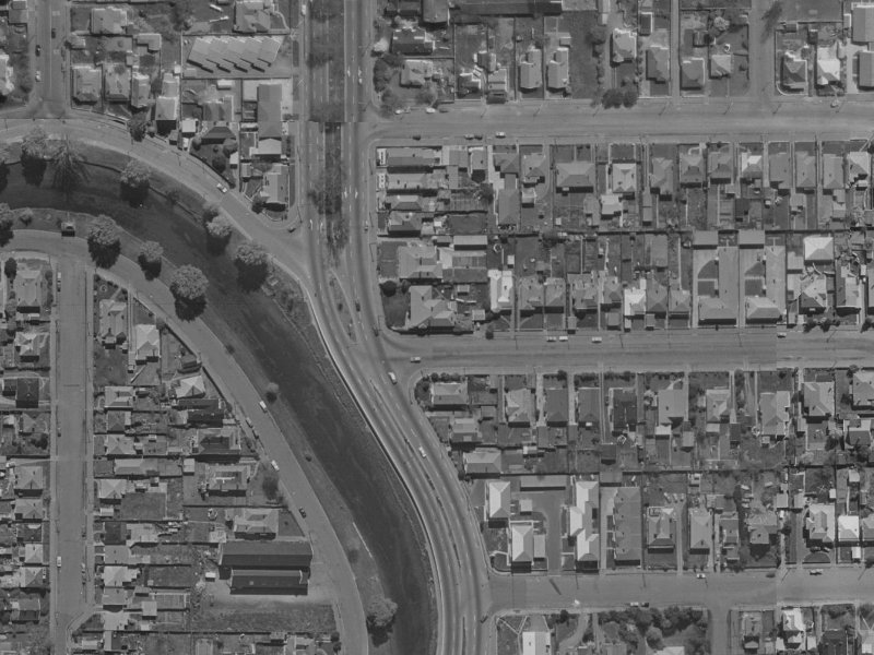 5 Heywood Terrace from the air, 1970-1974