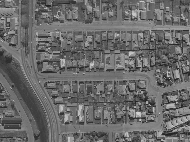21 Heywood Terrace from the air, 1970-1974