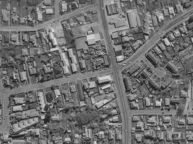 38 Draper Street from the air, 1970-1974