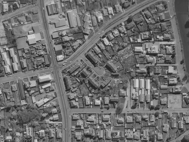 10 Sorensens Place from the air, 1970-1974