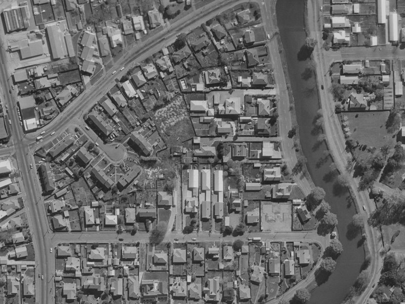175 River Road from the air, 1970-1974
