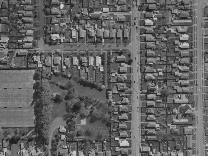 741 Gloucester Street from the air, 1970-1974