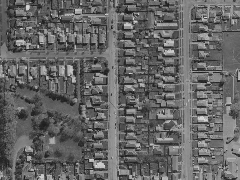 748 Gloucester Street from the air, 1970-1974