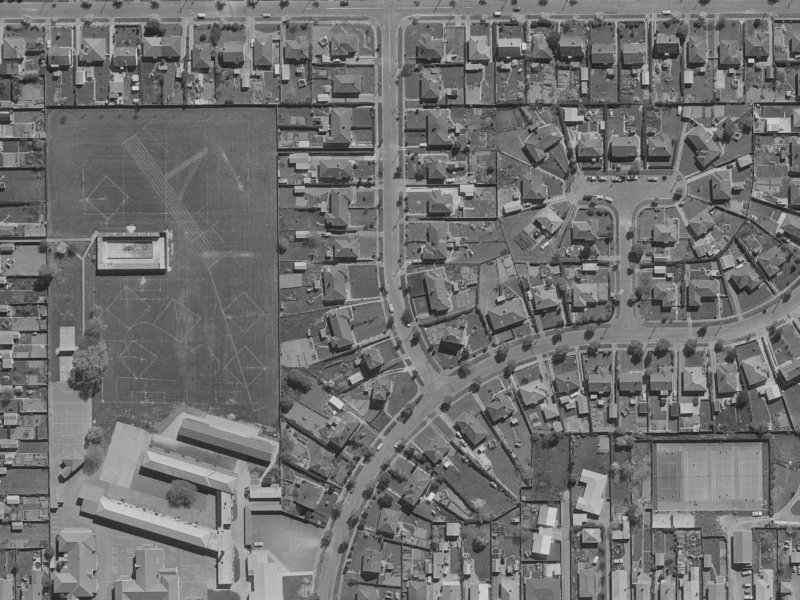7 Holland Street from the air, 1970-1974