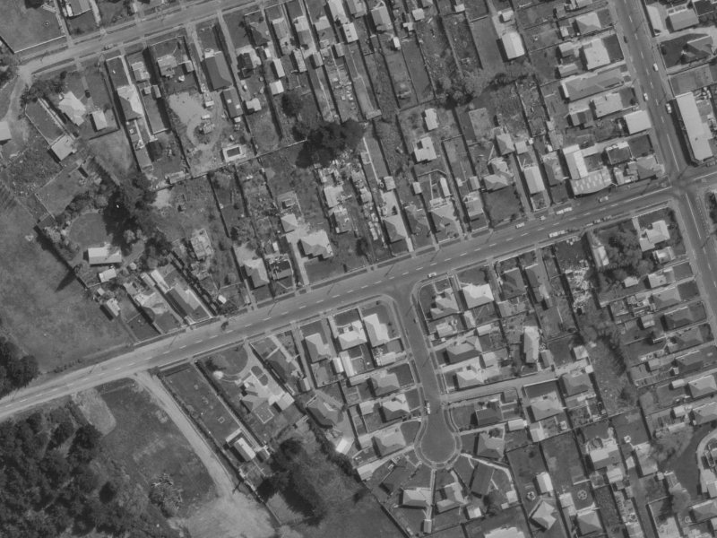 90C Bridge Street from the air, 1970-1974