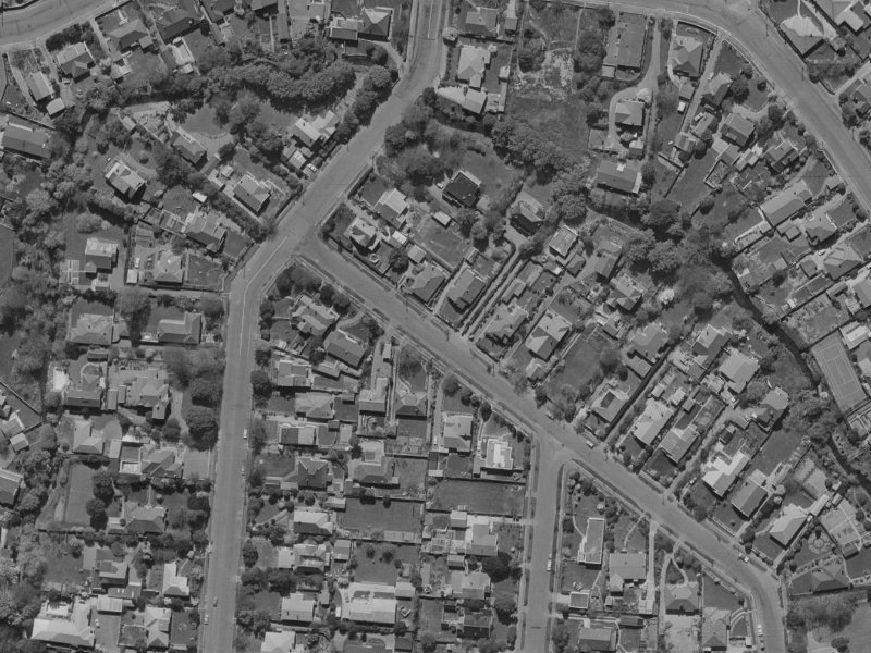 7 Totara Street from the air, 1970-1974
