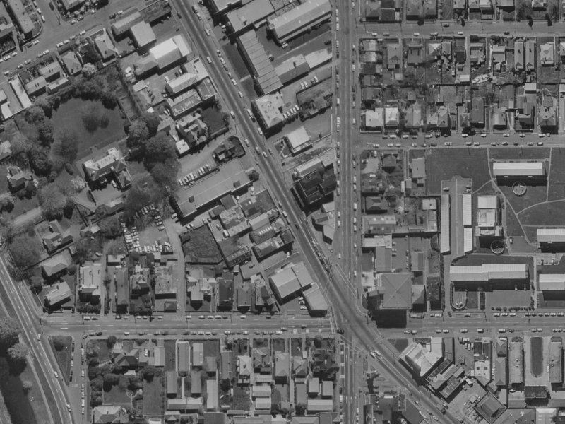 113 Victoria Street from the air, 1970-1974