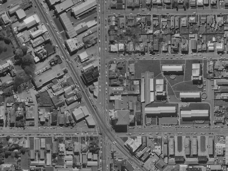 388 Montreal Street from the air, 1970-1974