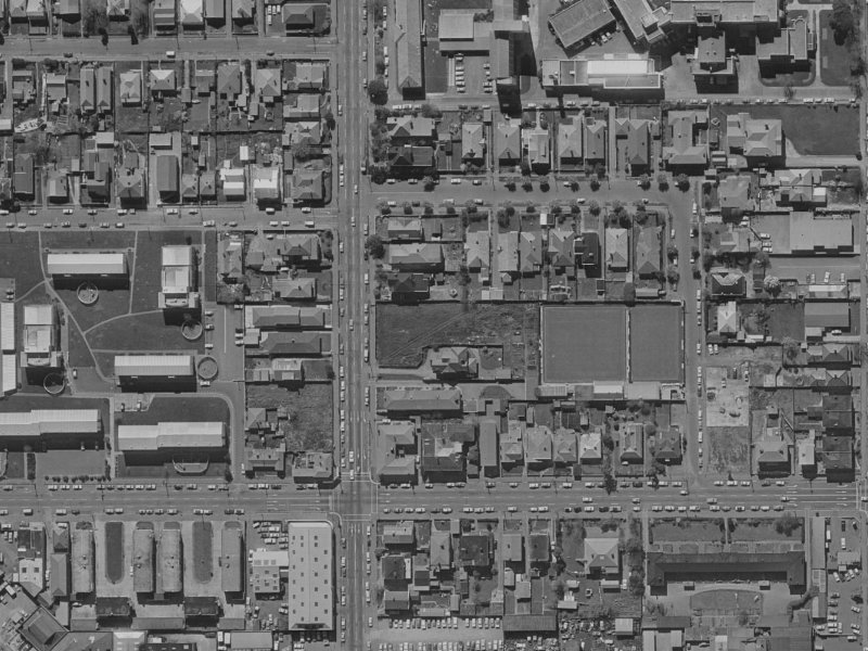 16A Gracefield Avenue from the air, 1970-1974