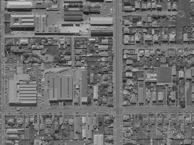 5/357 Madras Street from the air, 1970-1974