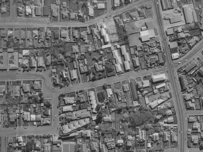 17 Draper Street from the air, 1970-1974