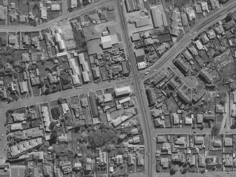 40 Draper Street from the air, 1970-1974