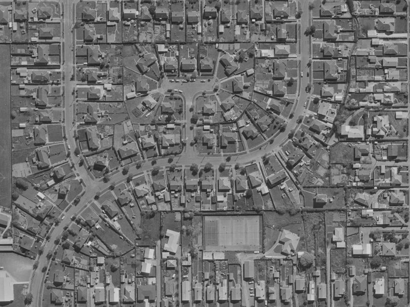 34C Rowcliffe Crescent from the air, 1970-1974