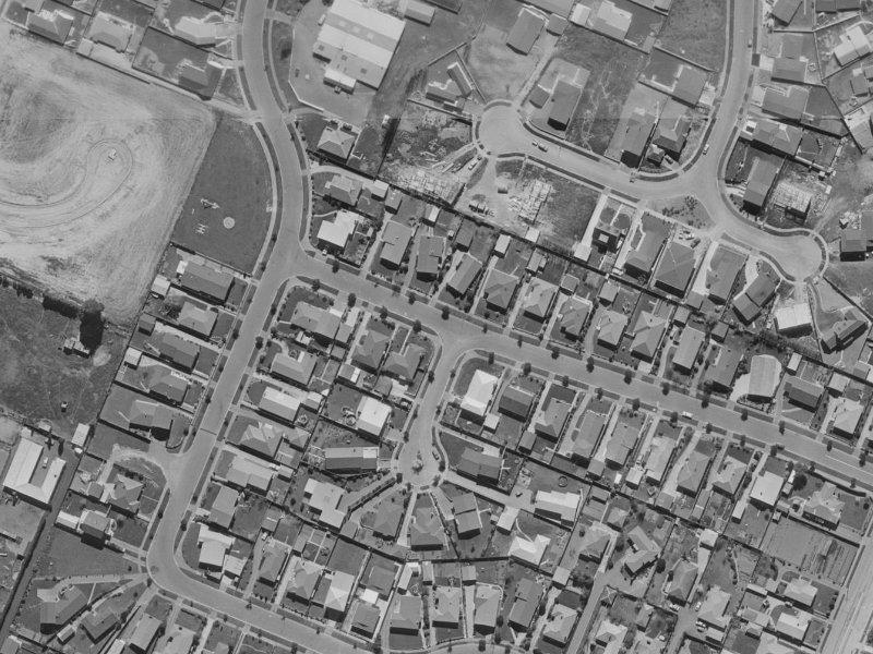 27 Birkenhead Street from the air, 1970-1974