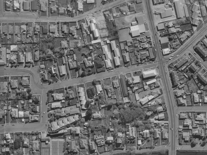 Draper Street from the air, 1970-1974