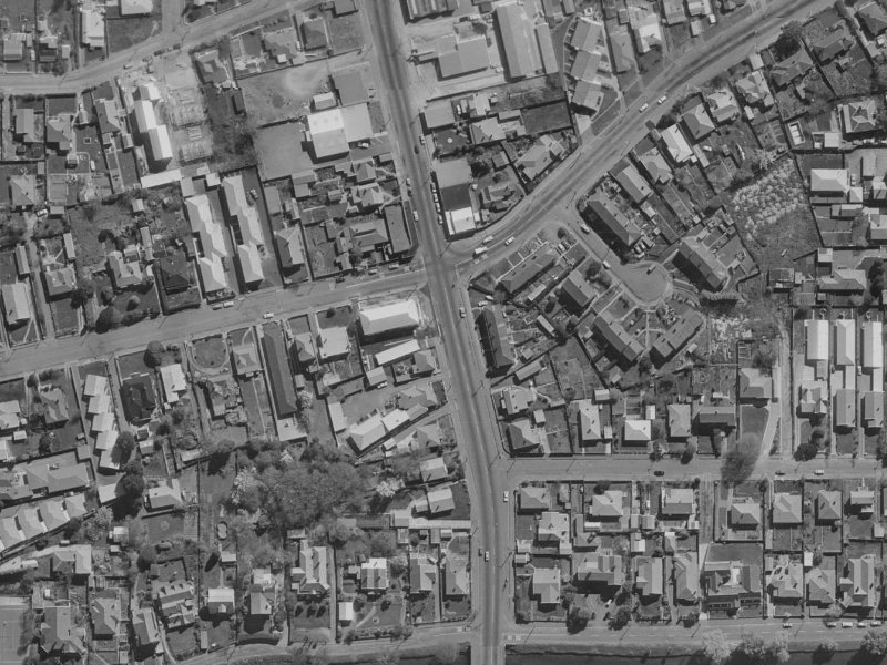 221 Stanmore Road from the air, 1970-1974