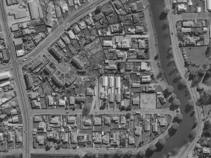 25 Glade Avenue from the air, 1970-1974