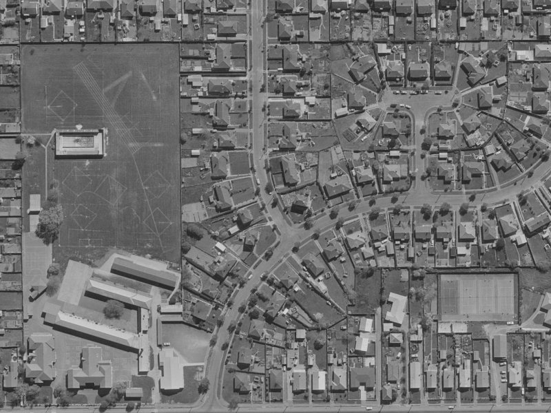 4 Holland Street from the air, 1970-1974