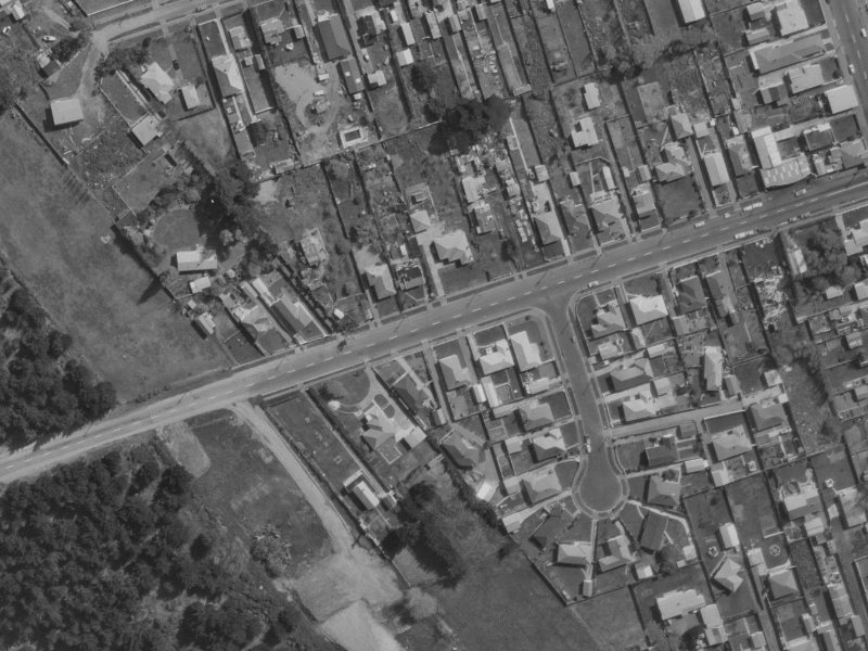 79 Bridge Street from the air, 1970-1974