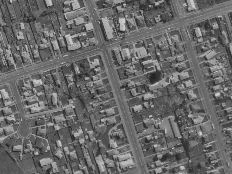 109 Estuary Road from the air, 1970-1974