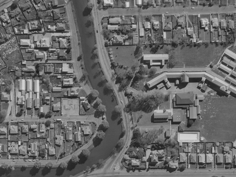 River Road from the air, 1970-1974