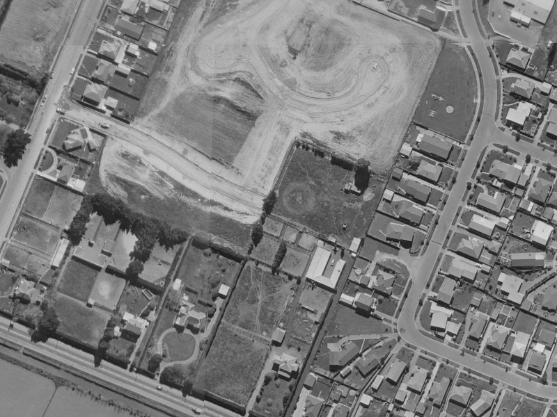 10A Broadfell Avenue from the air, 1970-1974