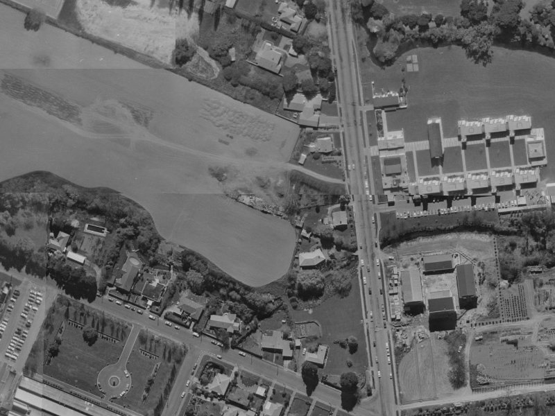 89 Peer Street from the air, 1970-1974