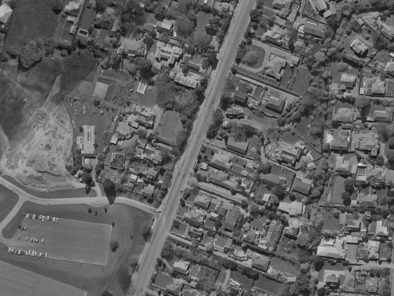 Clyde Road from the air, 1970-1974
