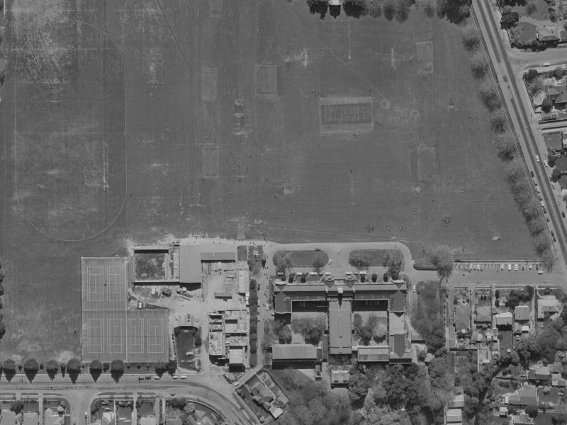 71 Straven Road from the air, 1970-1974