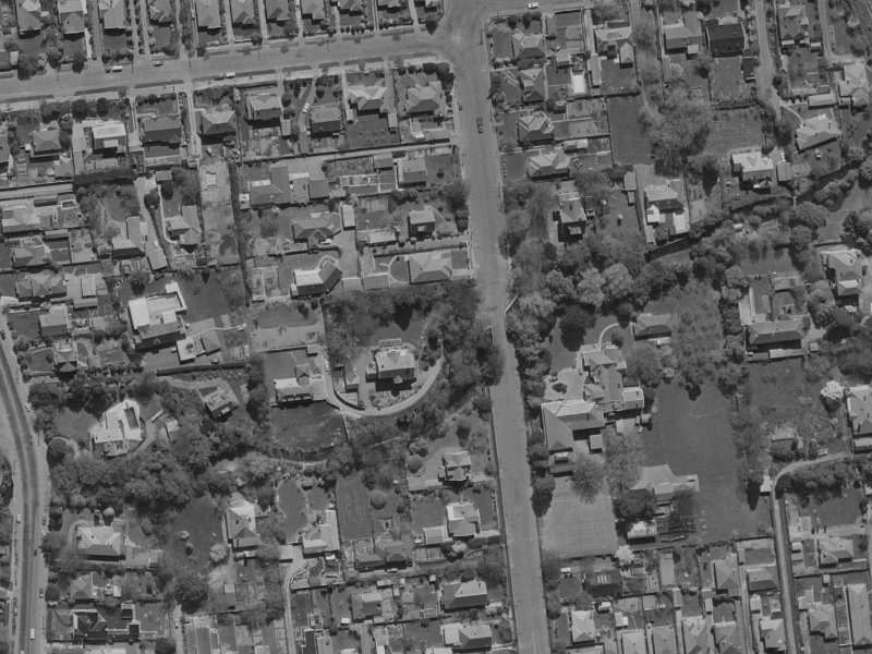 75 Harakeke Street from the air, 1970-1974