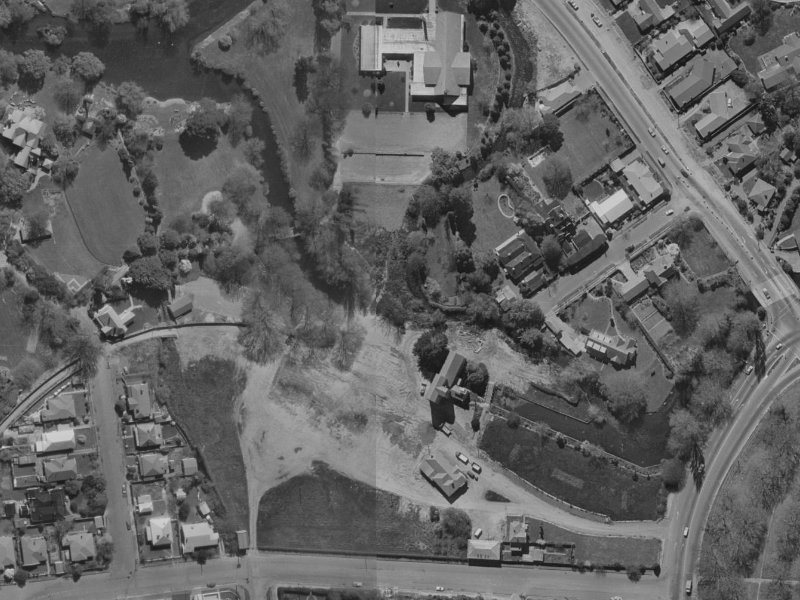 8 Wood Lane from the air, 1970-1974