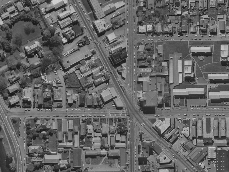 109 Victoria Street from the air, 1970-1974