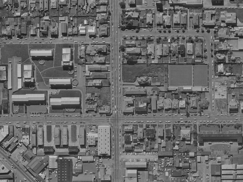 362 Durham Street North from the air, 1970-1974