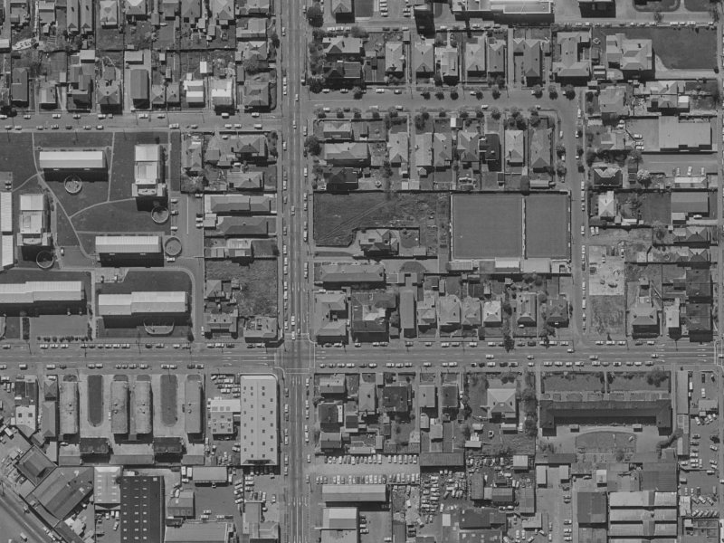 2B Gracefield Avenue from the air, 1970-1974