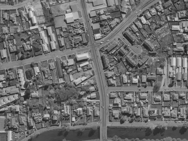 219 Stanmore Road from the air, 1970-1974