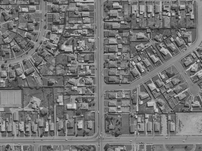 70 Kerrs Road from the air, 1970-1974