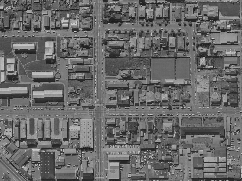 5 Gracefield Avenue from the air, 1970-1974