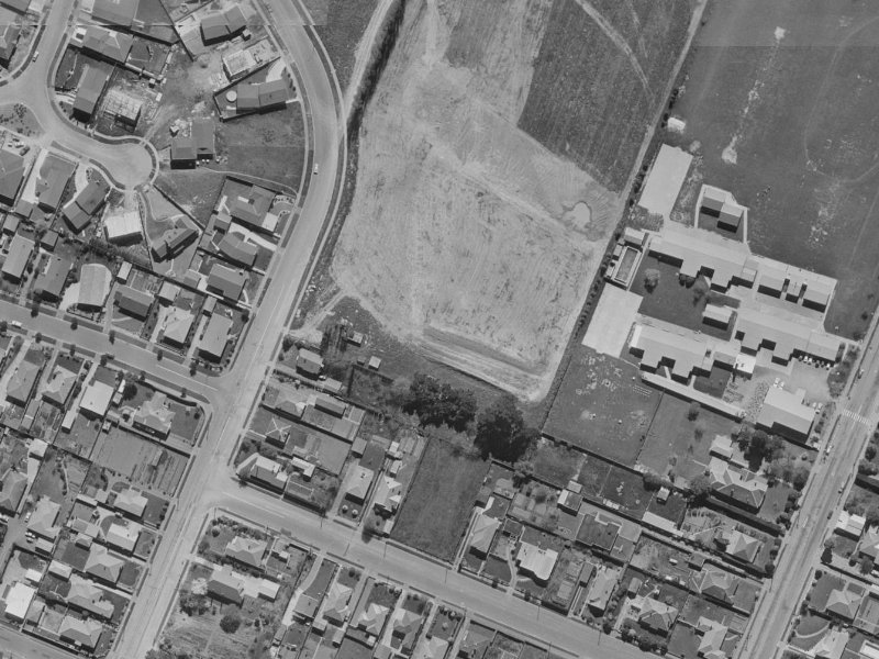 24 Wittys Road from the air, 1970-1974