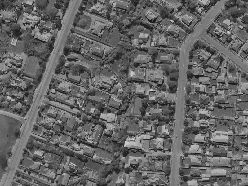 86B Clyde Road from the air, 1970-1974
