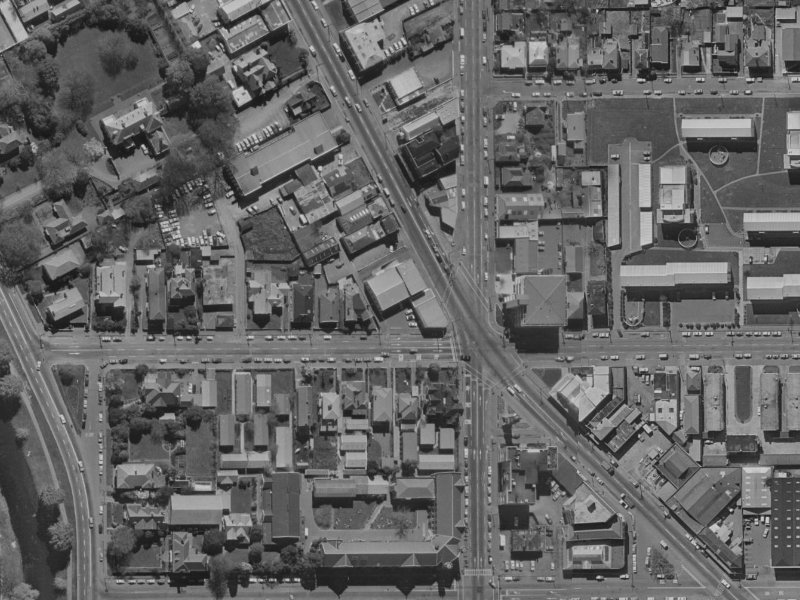 33 Salisbury Street from the air, 1970-1974