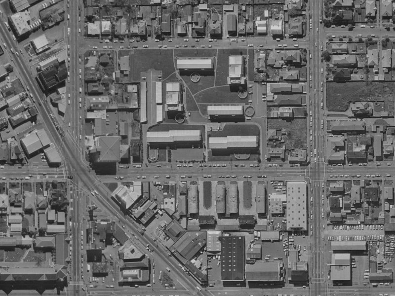 57A Salisbury Street from the air, 1970-1974