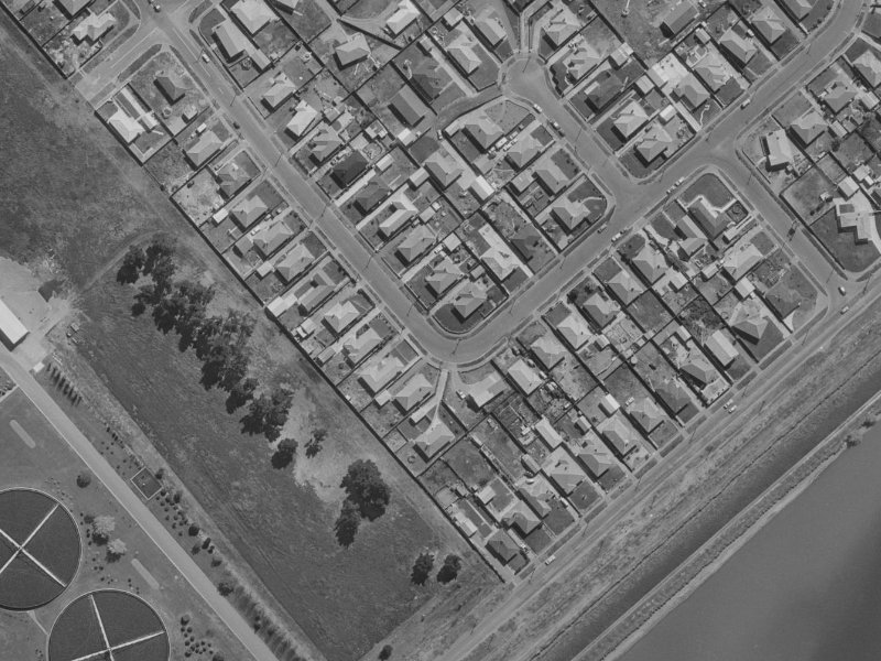 223 Shortland Street from the air, 1970-1974
