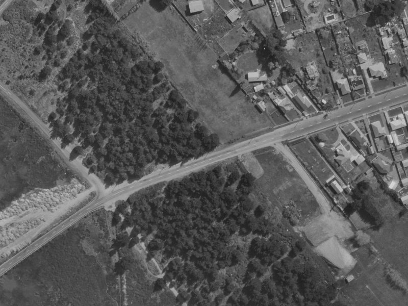 137 Bridge Street from the air, 1970-1974