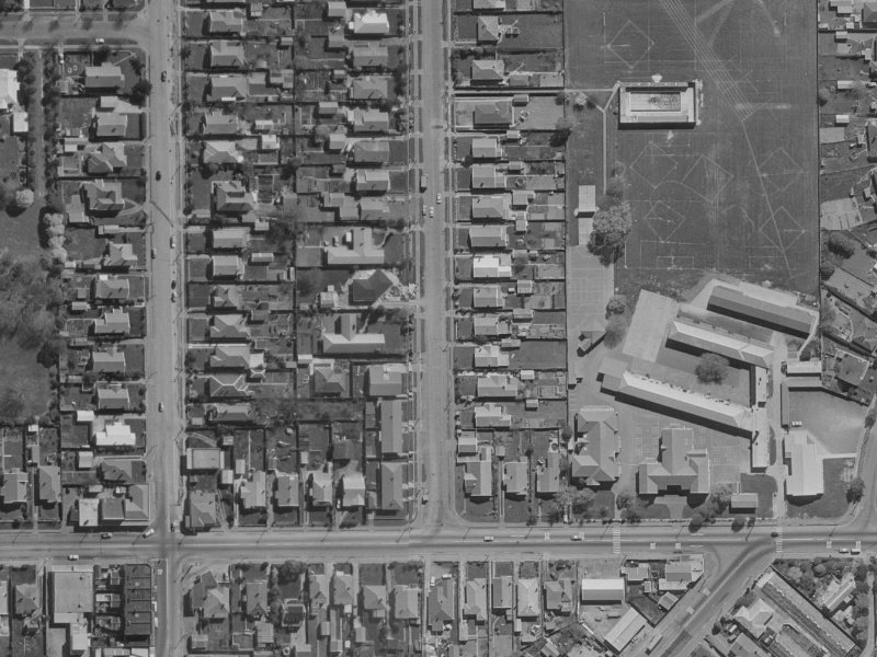 12 Ngarimu Street from the air, 1970-1974