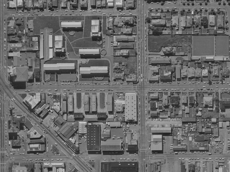 59 Salisbury Street from the air, 1970-1974