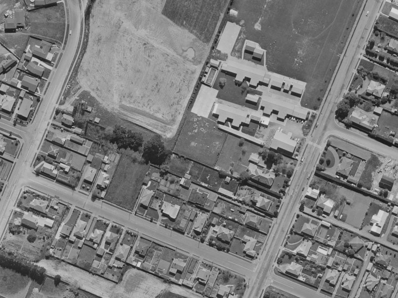 37 Avonhead Road from the air, 1970-1974